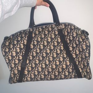 Dior Trotter Boston Duffle Bag Vintage